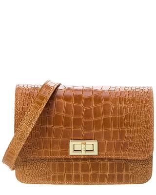 Dakota Croc Embossed Medium Convertible Shoulder Bag