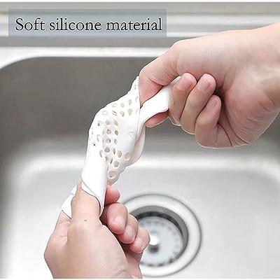 wudianbanCC Cutable Shower Drain Hair Catcher,Disposable Shower Drain  Sticker,Drain Hair Catcher, Easy to Stick,Suitable for Bathroom,  Bathtub,Kitchen