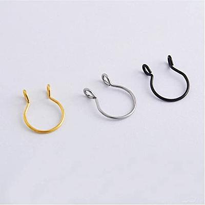 Clip On Lip Ring Minimalist Stainless Steel Fake Piercing - Temu