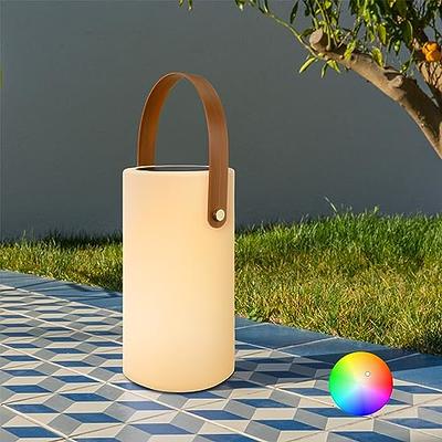 Waterproof Portable LED Rechargeable Solar Powered Outdoor Floor Lamp
