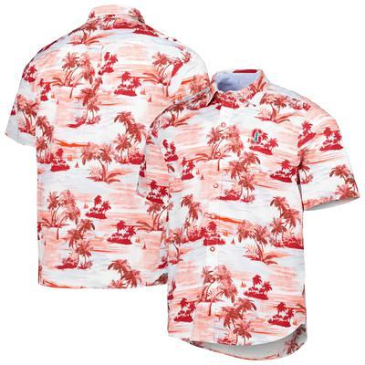 Men's Tommy Bahama Cardinal Stanford Tropical Horizons Button-Up