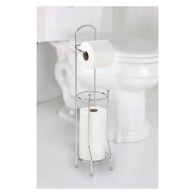 Mainstays Wall Mounted Toilet Paper Holder, Chrome Finish 