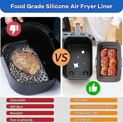  Fondpen Air Fryer Liners for Ninja Air Fryer,100 Pcs Disposable  AirFryer Liners Parchment Paper Sheets Air Fryer Accessories Compatible  with Ninja AF100/AF101 Air Fryer and Ninja AF161(6.3inch): Home & Kitchen