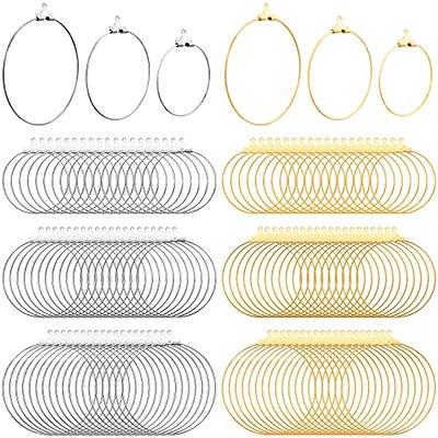 OIIKI 150Pcs Earring Hoops for Jewelry Making, Hypoallergenic Metal Round  Beading Earrings Hoops Finding for DIY Earrings Craft Art  Accessories（30mm，35mm，40mm） - Yahoo Shopping