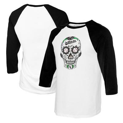 Women's Tiny Turnip White/Black Chicago White Sox Sugar Skull 3/4