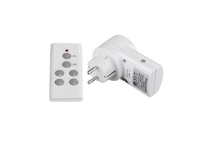 Fosmon Wireless Remote Control Electrical Outlet Switch (5 Pack + 2  Remotes) -ETL Listed, (15A, 125V 1800W) Remote Light Switch Outlet Plug for  Lamp