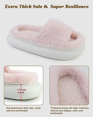  DREAM PAIRS Men's Moccasin Slippers Fuzzy Plush House Shoes  Indoor Outdoor Fleece Lining Loafers | Slippers