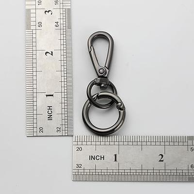 Double Opening Swivel Snap Hook Key Chain Clip Hooks Lobster Clasp Spring  Clip Snap Hook with Ring for Keys Lanyards Jewelry DIY (Silver) - Yahoo  Shopping