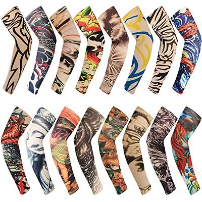 XMASIR 16 Sheets Temporary Henna Tattoo Kit Reusable Tattoo Stencils Sets  Indian Arabian Temporary Tattoo Templates Kit for Body Hand Art Black2-16pcs