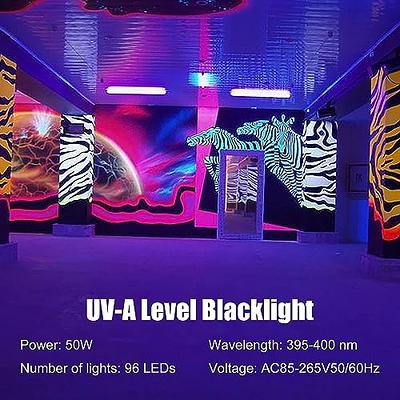 BOSITE uvlight-20 UV Flood Light UV Led Black Light High Power 20W  Waterproof For Blacklight Party Supplies Stage Lighting Body Paint  Fluorescent