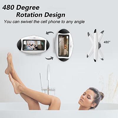 ABHILWY Shower Phone Holder Waterproof Wall Mount, Bathroom Case Mounted  Shelf Stand Suction Cup, Adhesive Touchable Phone Cradle with Glass Mirror  Anti-Fog Screen for Bathtub Kitchen White - Yahoo Shopping