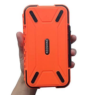 KEESHINE SMALL Fishing Tackle Box, Floating Storage Box, Double-Sided Fishing  Lure Box with Adjustable Dividers Storage Jewelry Organizer Making Kit  Container for Lure Hook Beads Earring Tool(Orange) - Yahoo Shopping