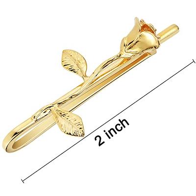 2 inch Novelty Tie Clip for Men Funny Slide Tie Bar for boys