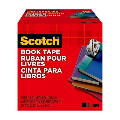 Scotch 845 Book Tape, 2 Inches x 15 Yards, 3 Inch Core, Crystal Clear -  Yahoo Shopping