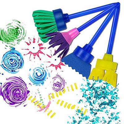  20PCS Kids Painting Kit Include 2 Painting Smocks,Pigment  Stickers,Canvas Easel Paint Pallet Set and Painting Brush Paint Set for  Boys Girls School Birthday Painting Art Party Favors Supplies