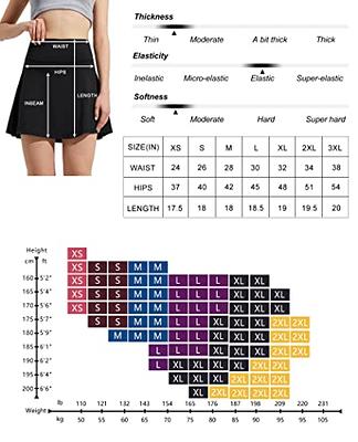 Floerns Women's Plus Size Asymmetrical Skorts High Waisted Skirts