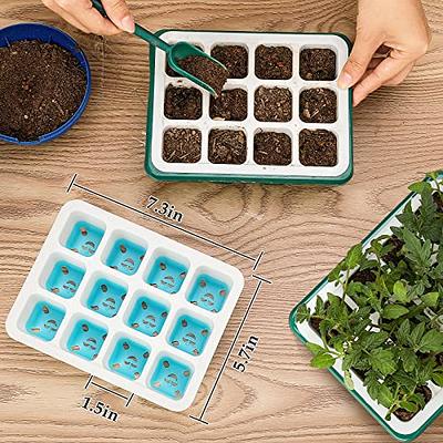 Hanaoyo Reusable Seed Starter Tray, 1 PCS Seed Starter Kit with Flexible  Pop-Out Cells (12 Cells Per Tray), Seedling Starter Trays for Seed Starter,  Indoor Greenhouse Seeding Planting Growing - Yahoo Shopping