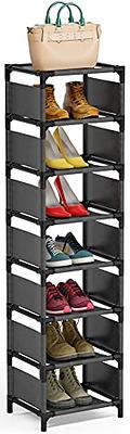 Tribesigns Vertical Shoe Rack, Narrow Shoe Shelf, Slim Shelf for Shoes, Thin  Shoe Rack for Small Space, Tall Narrow Shoes Shelf - Yahoo Shopping