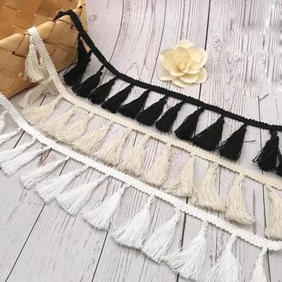 5 Yards Cotton Tassel Fringe Trim Lace Trim Ribbons for Sewing