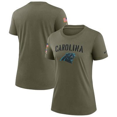 Nike Men's Carolina Panthers Salute To Service Velocity Short Sleeve  T-shirt