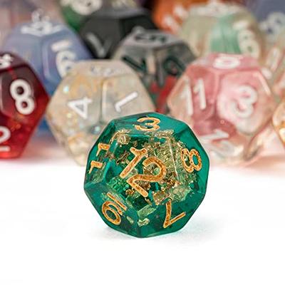 6 Pieces D20 Polyhedral Dice,20 Sided DND Dice,22mm Large Pearl Mixed Color  Dices Assortment D20 Dice,20 Sided Cube D&D Dice Set for Dungeons and