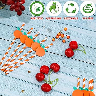 100PCS Flexible Plastic Straws, Colorful Disposable Bendy Party Fancy  Straws13inch Extra Long Straws Party Decorations