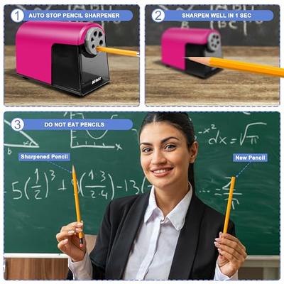 AFMAT Heavy Duty Electric Pencil Sharpener, Classroom Pencil Sharpener