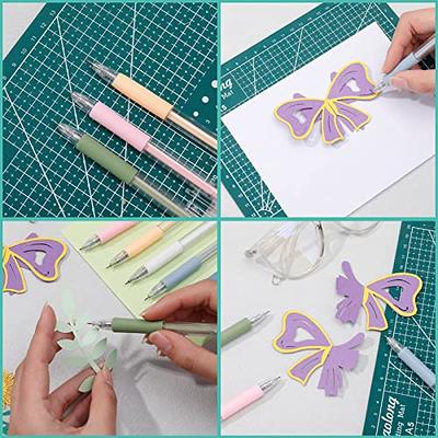 Cartoon Pattern Student Utility Knife Pen, Craft Cutting Tool Paper Pen  Cutter Knife Creative Retractable, Carving Pen Knife, Precision Paper  Cutting