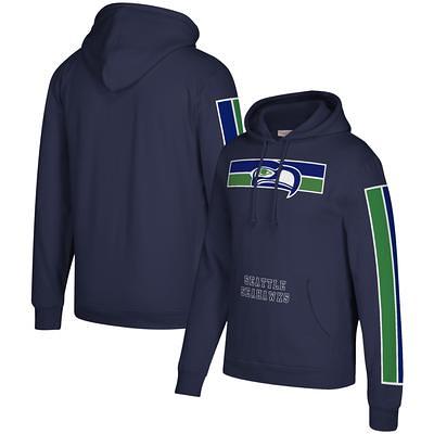 Seattle Seahawks Mitchell & Ness Women's Gridiron Classics Logo 3.0  Pullover Sweatshirt - Heather Gray