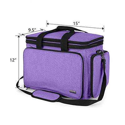  Teamoy Knitting Bag, Travel Yarn Storage Tote