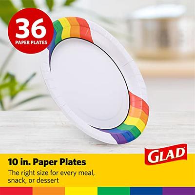 Glad Round Disposable Paper Plates for All Occasions