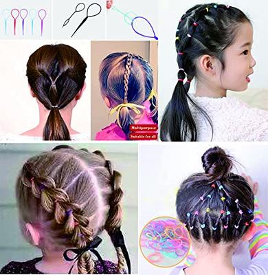 Mini Rubber Bands, Soft Elastic Bands, Premium Small Tiny Black Rubber Bands  For Kids Hair, Braids Hair, Wedding Hairstyle (1000 Pieces, Black)