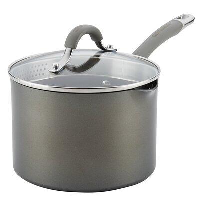 Circulon 4Qt Stainless Steel Saucepan with Lid and SteelShield