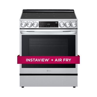 LG 30-in Self-cleaning Air Fry Fingerprint-resistant Convection