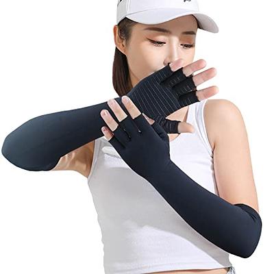 Copper Compression Gloves Arthritis Fit Carpal Tunnel Hand Wrist Brace  Support