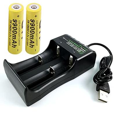 3.7V 18650 9900mAh Rechargeable 3.7V Battery High Capacity Li-ion Battery