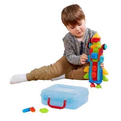 PREXTEX 150 Piece Classic Big Building Blocks, Large Toddler Blocks,  Compatible with Most Major Brands, STEM Toy Building Blocks for Toddlers  1-3