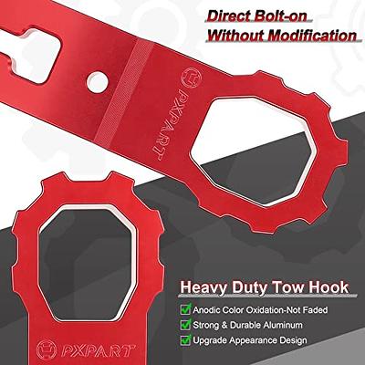 PXPART RED Tow Hooks, New Front Bumper Towing Replacement Hook Kit  Compatible with 2009+ Ford F-150/Raptor - Yahoo Shopping