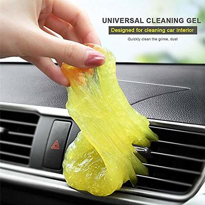 eFuncar Car Cleaning Gel Universal Auto Interior Detailing Gel Slime Fresh  Lemon Cleaner Putty Dashboard Dust