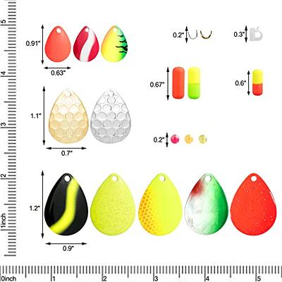 Dr.Fish 240 Pieces Walleye Rig Making Kit, Fishing Accessories for Walleye  Spinner Crawler Harness, Spinner Blades Rig Floats Clevises Beads - Yahoo  Shopping