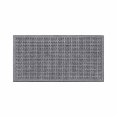 A1hc Heavy Duty Dark Brown 24 in. x 36 in. Polypropylene Dirt Cleaning and Water Absorbing Door Mat