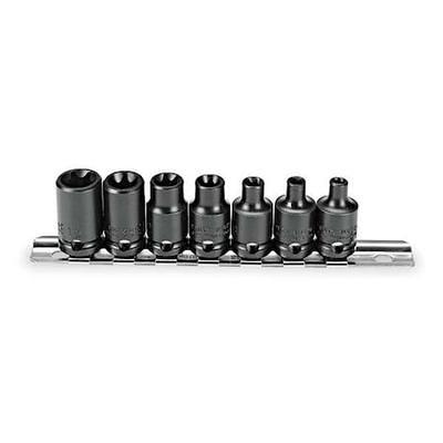 Proto 1/4 in Drive Socket Bit Set, Metric, 10 pcs J7440R8MM