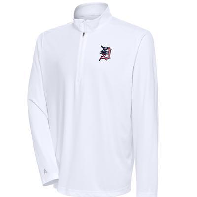 Houston Astros Antigua Team Quarter-Zip Pullover Top - Navy