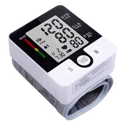 Wrist Blood Pressure Monitor Automatic Wrist Bp Monitor Talking Blood  Pressure Cuff for Home Use Adjustable Cuffs for Adult Electronic Digital  Large LCD Display with Battery and Carrying Case - Yahoo Shopping