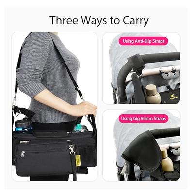 Momcozy Universal Stroller Organizer with Insulated Cup Holder Detachable  Phone Bag & Shoulder Strap, Fits for Stroller like Uppababy, Baby Jogger,  Britax, BOB, Umbrella and Pet Stroller - Yahoo Shopping