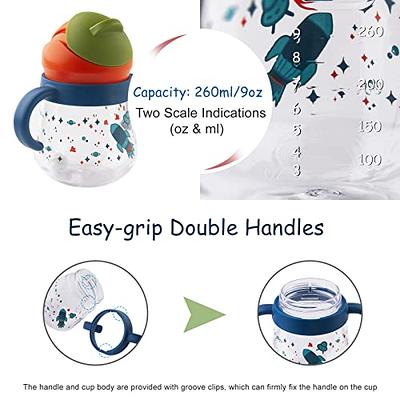 Twin Handle Spill Proof Baby Cup Sippy Cup No Spill BPA Free 8oz