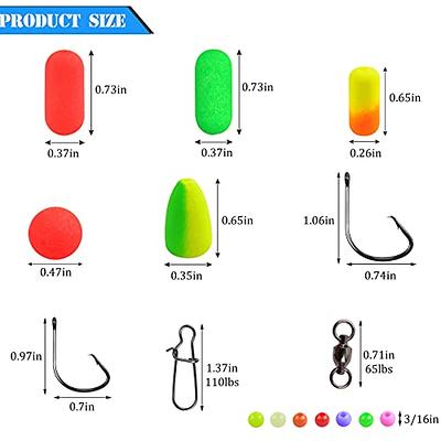  Gourami 6/12PCS Saltwater Pompano Rigs For Surf  Fishing,Double Drops High-Low Fluorocarbon Pompano Rig