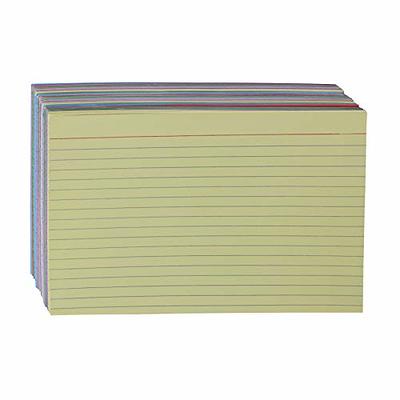 1InTheOffice Index Cards 4x6 Ruled, Pastel Colored Index Cards, Assorted  300/Pack