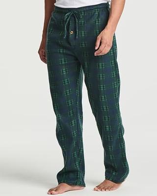 Women's Buffalo Plaid Print Fuzzy Pajama Pants Loungewear Sleep Pants