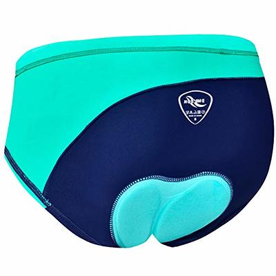  NOOYME Women Bike Underwear Gel 3D Padded Printed